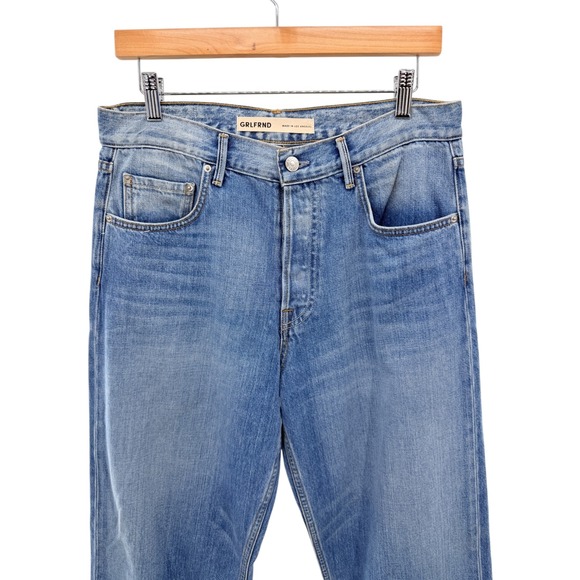 GRLFRND Bella Low Rise Boyfriend Jeans Womens 27 Y2K Relaxed Straight Denim - Picture 2 of 7